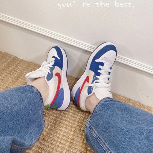 조던 1 로우 SE 프렌치 블루 처트니 화이트 DR6960-400 photo review