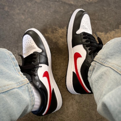 조던 1 로우 트리플 화이트 2022 DV0990-111 photo review