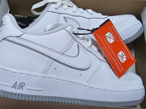 나이키 에어포스 1 화이트 울프 그레이 DX5805-100 photo review