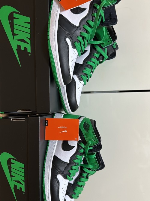조던 1 레트로 하이 OG 블랙 앤 럭키 그린 FD1437-031 photo review