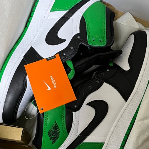 조던 1 레트로 하이 OG 블랙 앤 럭키 그린 FD1437-031 photo review