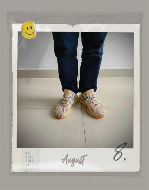 아디다스 이지 부스트 350 V2 믹스 오트 GW3773 photo review