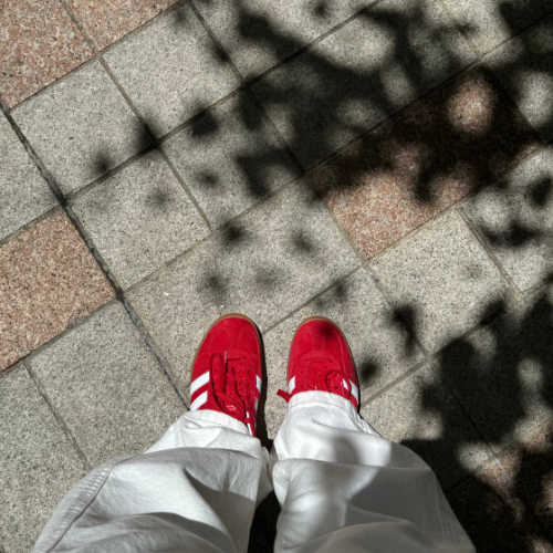 아디다스 가젤 인도어 스칼렛 H06261 photo review