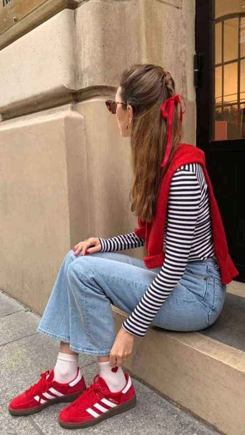 아디다스 가젤 인도어 스칼렛 H06261 photo review