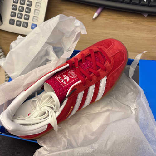 아디다스 가젤 인도어 스칼렛 H06261 photo review