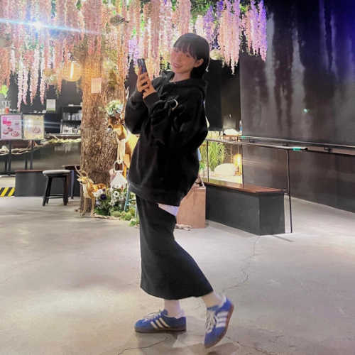 아디다스 가젤 인도어 블루 퓨전 클라우드 화이트 HQ8717 photo review