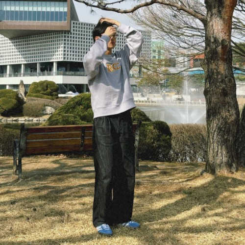 아디다스 가젤 인도어 블루 퓨전 클라우드 화이트 HQ8717 photo review