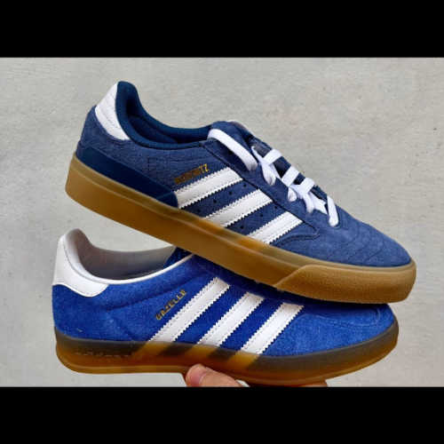 아디다스 가젤 인도어 블루 퓨전 클라우드 화이트 HQ8717 photo review