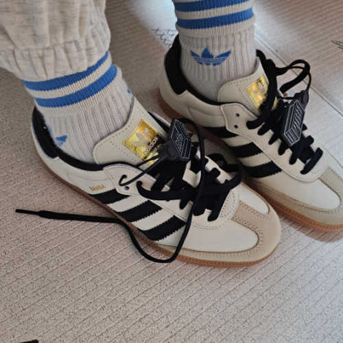 아디다스 삼바 OG 크림 화이트 코어 블랙 ID0478 photo review