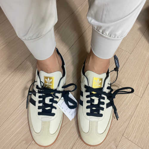 아디다스 삼바 OG 크림 화이트 코어 블랙 ID0478 photo review