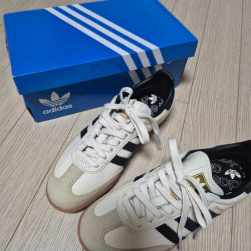 아디다스 삼바 OG 크림 화이트 코어 블랙 ID0478 photo review