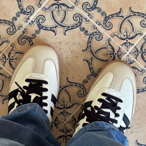 아디다스 삼바 OG 크림 화이트 코어 블랙 ID0478 photo review