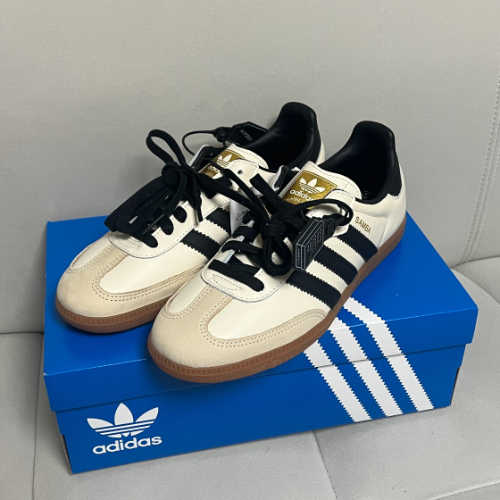 아디다스 삼바 OG 크림 화이트 코어 블랙 ID0478 photo review