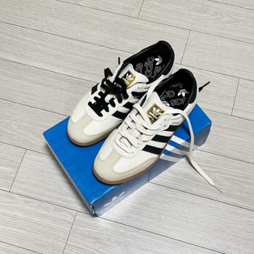 아디다스 삼바 OG 크림 화이트 코어 블랙 ID0478 photo review