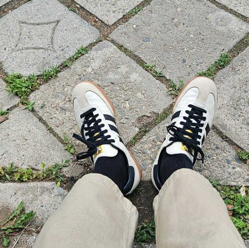 아디다스 삼바 OG 크림 화이트 코어 블랙 ID0478 photo review