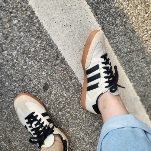 아디다스 삼바 OG 크림 화이트 코어 블랙 ID0478 photo review