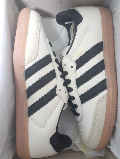 아디다스 삼바 OG 크림 화이트 코어 블랙 ID0478 photo review