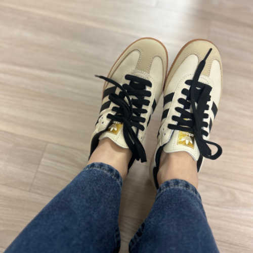 아디다스 삼바 OG 크림 화이트 코어 블랙 ID0478 photo review