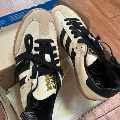 아디다스 삼바 OG 크림 화이트 코어 블랙 ID0478 photo review