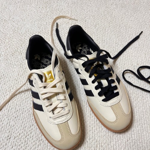 아디다스 삼바 OG 크림 화이트 코어 블랙 ID0478 photo review