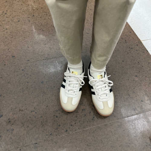 아디다스 삼바 OG 크림 화이트 코어 블랙 ID0478 photo review