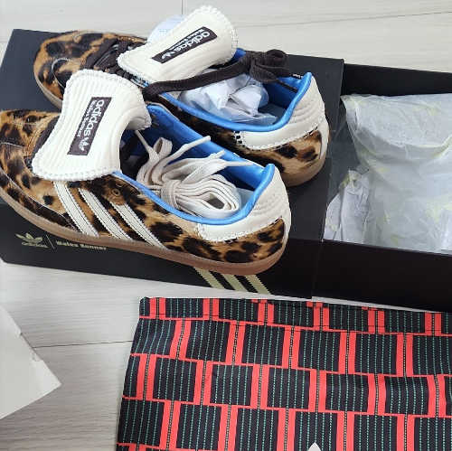 아디다스 x 웨일스 보너 포니 레오 삼바 다크 브라운 크림 화이트 IE0578 photo review