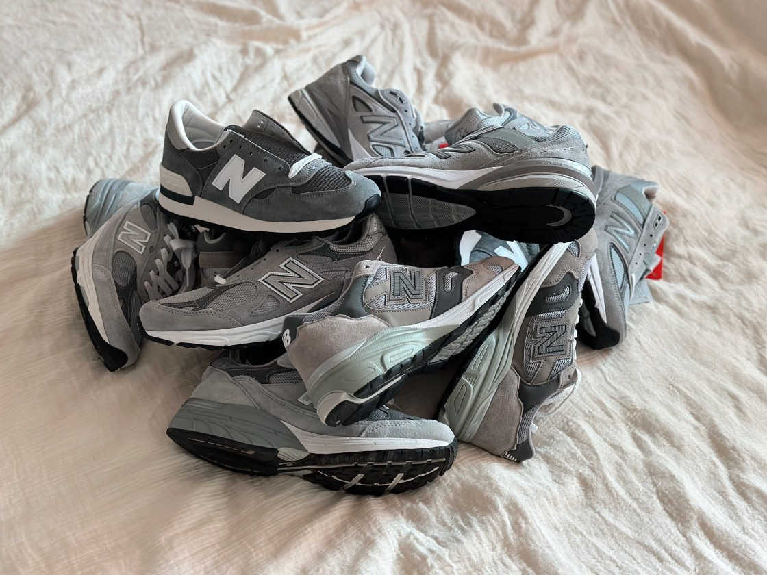 뉴발란스 990v5 메이드 인 USA 그레이 - 6E XX와이드 M990GL5 photo review