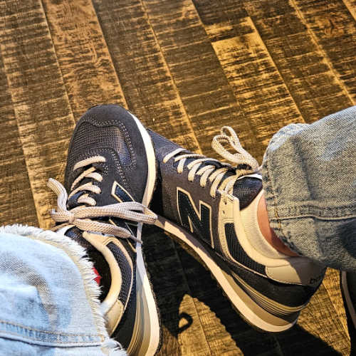 뉴발란스 574 네이비 - D 스탠다드 ML574EVN photo review