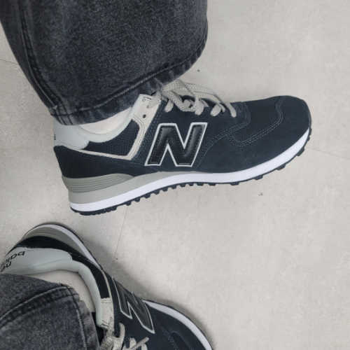 뉴발란스 574 네이비 - D 스탠다드 ML574EVN photo review