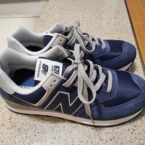 뉴발란스 574 네이비 - D 스탠다드 ML574EVN photo review
