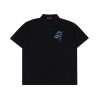 구찌 스네이크 이어 리미티드 에디션 스네이크 로고 프린트 반팔 폴로 셔츠-90658511