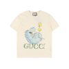 구찌 신상품 펀 카툰 시리즈 프린트 라운드넥 반팔 티셔츠-92611366