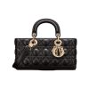 디올 레이디 디조이백 까나쥬 램스킨 블랙 M0540ONGE-M900 #26*5*13.5cm