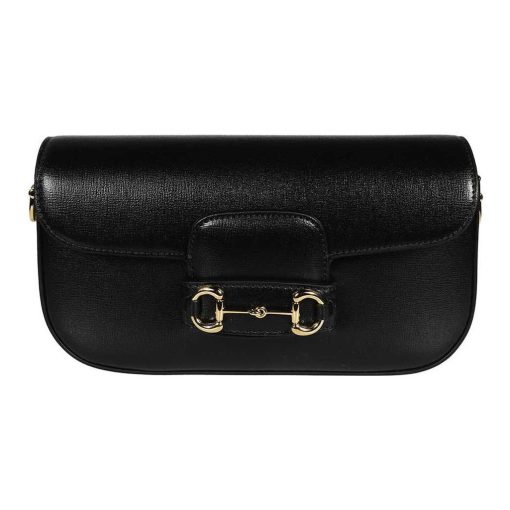 구찌 홀스빗 1955 스몰 숄더백 레더 블랙 735178-1DB0G-1000 #25*8*18cm