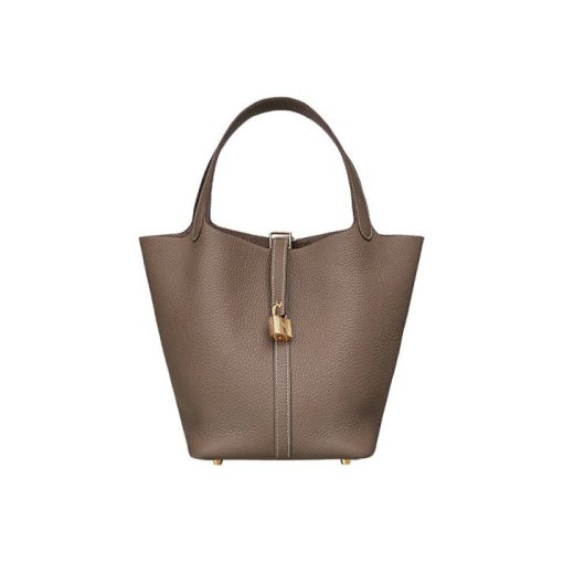 에르메스 피코탄 락 22 백 클레망스 & 골드 하드웨어 에뚜쁘 H060991CC18 #22*17*21cm