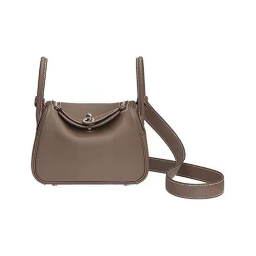 에르메스 린디 미니백 스위프트 & 팔라듐 하드웨어 에뚜쁘 H082608CK18 #19*9*12.5cm