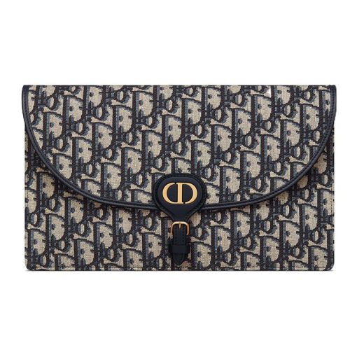 디올 바비 파우치 블루 S5706UTZQ-M928 #27*2*16.5cm