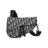 디올 미니 스트랩 새들백 오블리크 자카드 베이지 블랙 1ADPO191YKY-H27E #21*3*16cm
