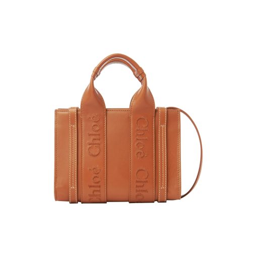 끌로에 우디 미니 토트백 카라멜 CHC23-SP237I60-247 #20*4*14cm