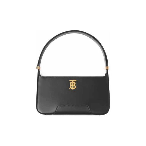 버버리 레더 TB 숄더백 블랙 80462461 #28*5*14cm