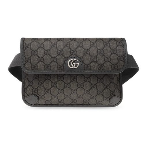 구찌 오피디아 GG 스몰 벨트백 그레이 블랙 슈프림 752597-2ZGMN-8576 #24*2*17cm