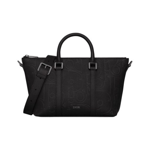 디올 위켄더 25 디올 그래비티 레더 그레인드 카프스킨 블랙 1ESPO322LLG-H00N #31*12*18cm