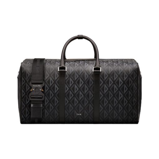 디올 링고 50 백 블랙 CD 다이아몬드 캔버스 1ADDU115CDP-H43E #50*21.5*25cm