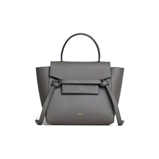 셀린느 그레인드 카프스킨 나노 벨트백 그레이 189003ZVA-10DC #20*10*20cm