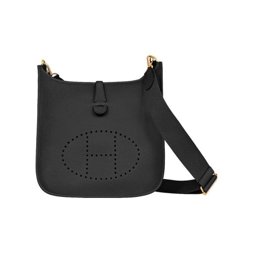 에르메스 에블린 III 29 클레망스 & 골드 하드웨어 누아 H056277CC89 #29*8*30cm