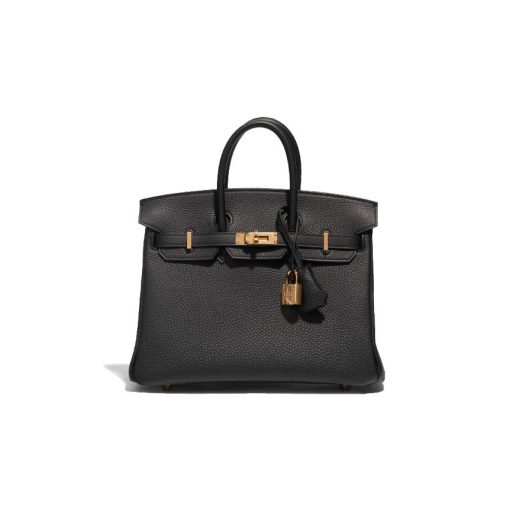 에르메스 버킨 25 백 토고 & 로즈 골드 하드웨어 누아 H057208CD89 #25*13*20cm