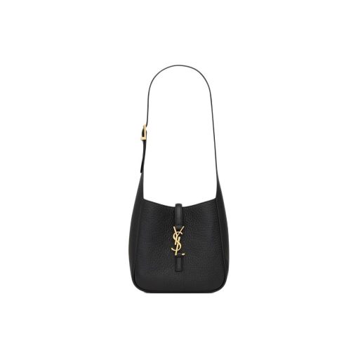 생로랑 르 5 A 7 서플 베이비 그레인 레더 블랙 809461-AADUU-1000 #16*7*15cm