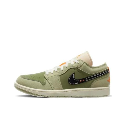조던 1 로우 SE 크래프트 스카이 제이 라이트 올리브 블랙 FD6819-300