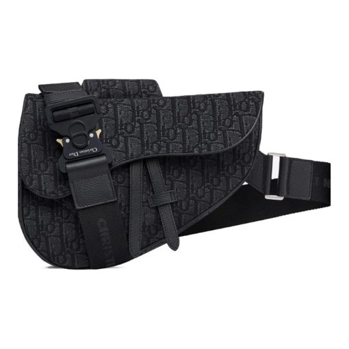 디올 새들백 블랙 디올 오블리크 자카드 1ADPO093YKY-H00N #28.6*5*20cm