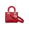 디올 스몰 레이디 마이 ABC디올 백 아마릴리스 레드 M0538ONGE-M61R #20*8*17cm